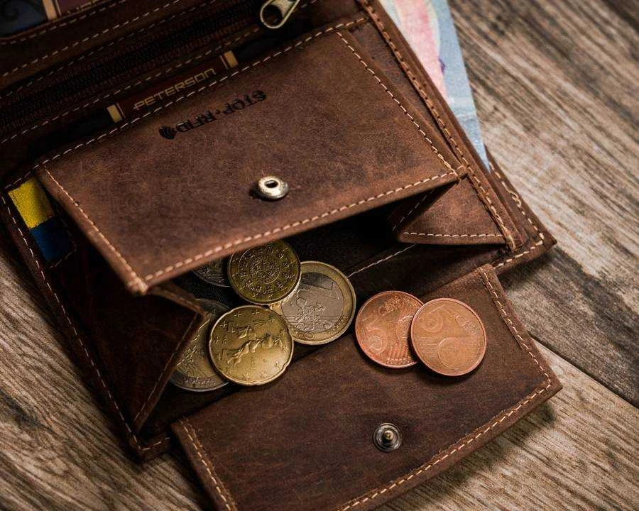 Natūralios odos piniginė vyrams Peterson PT51