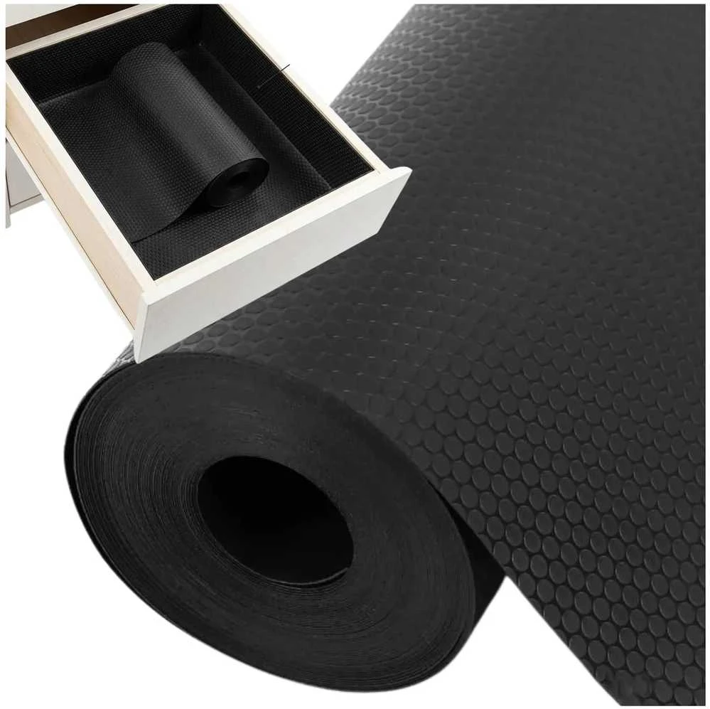 Neslystantis PVC lentynų kilimėlis 500x50 cm
