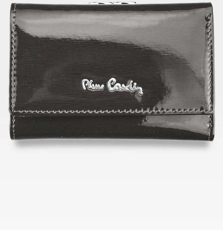 Odinė piniginė moterims Pierre Cardin, pilkos spalvos