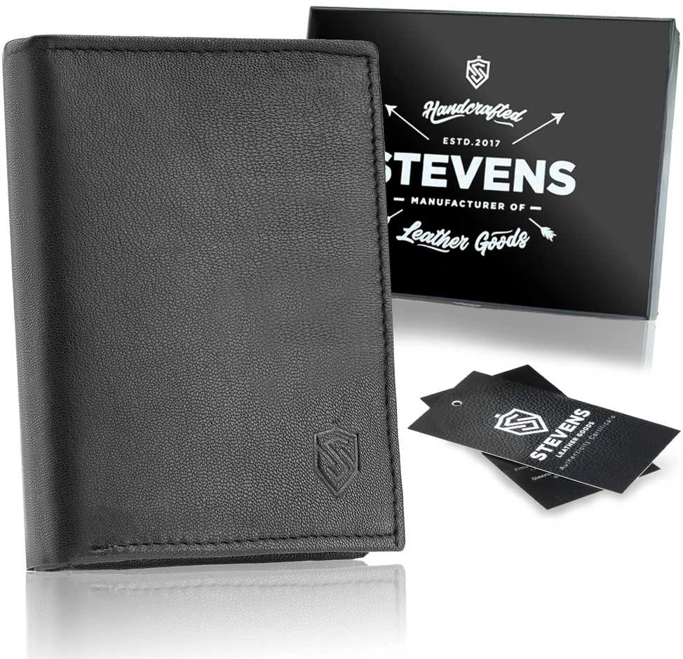 Odinė piniginė vyrams Stevens DP03