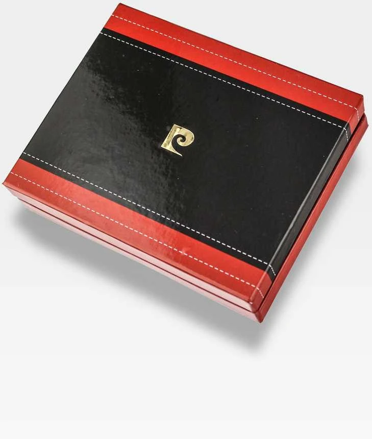 Odinė vyriška piniginė Pierre Cardin Tilak39 1813, juodos spalvos