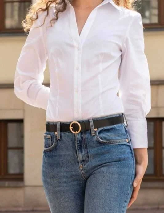 Odinis diržas moterims Stevens, juodas