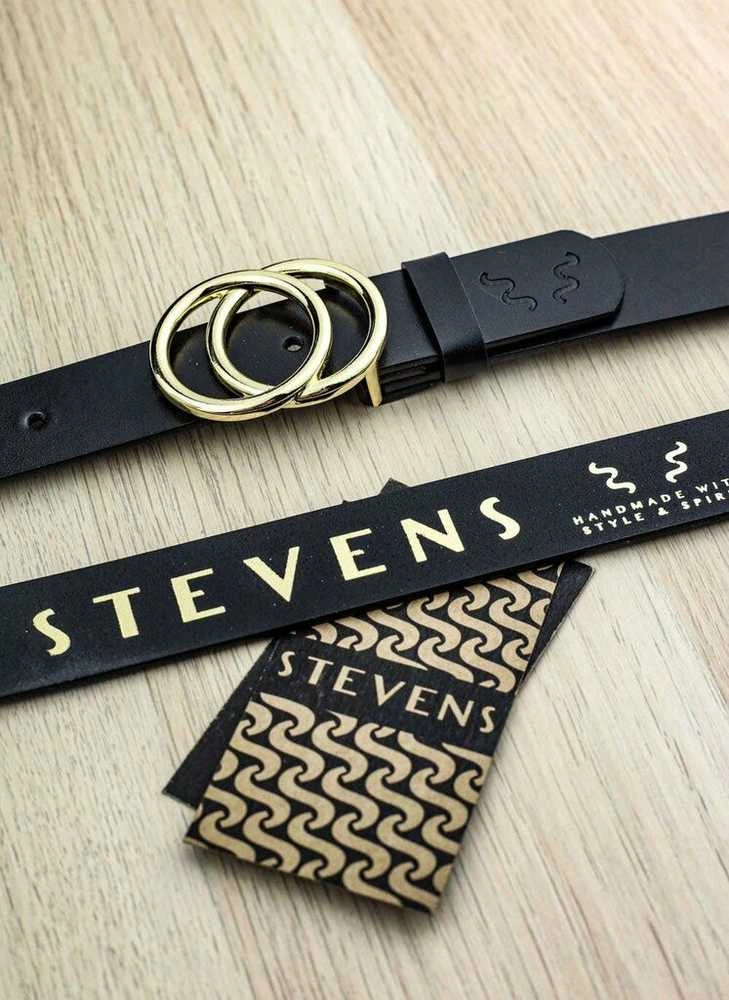 Odinis diržas moterims Stevens, juodas