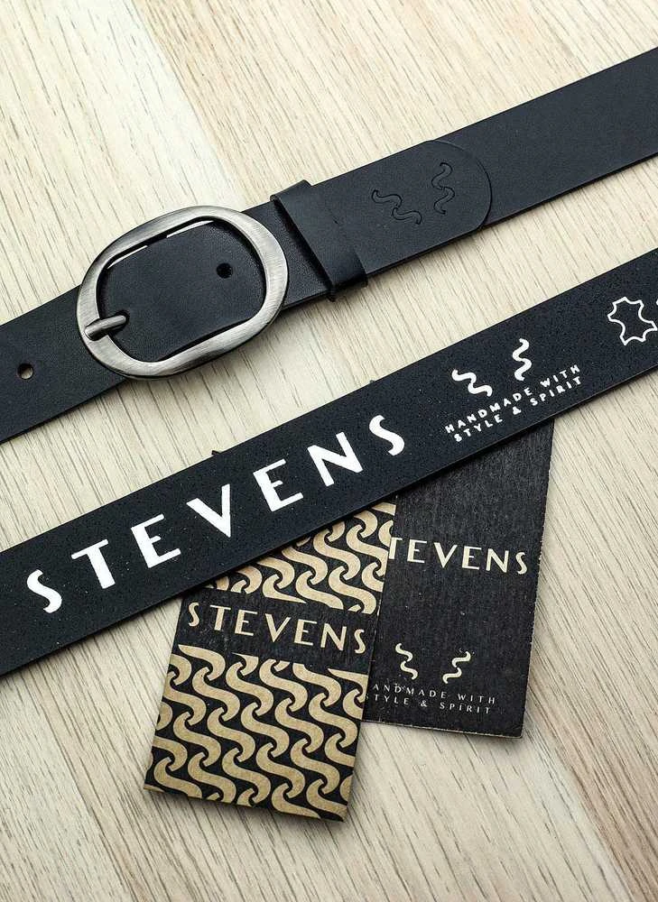 Odinis diržas moterims Stevens Layla, juodas