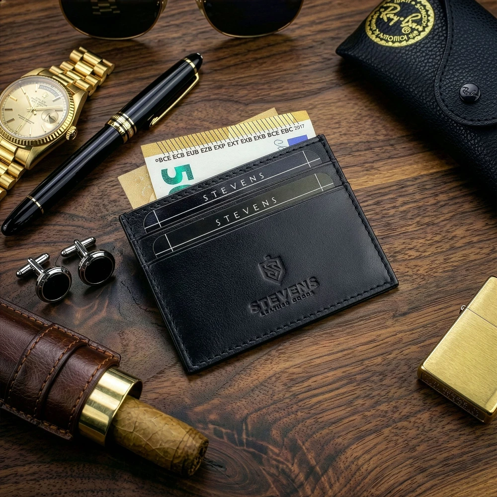 Odinis kortelių dėklas Stevens P44