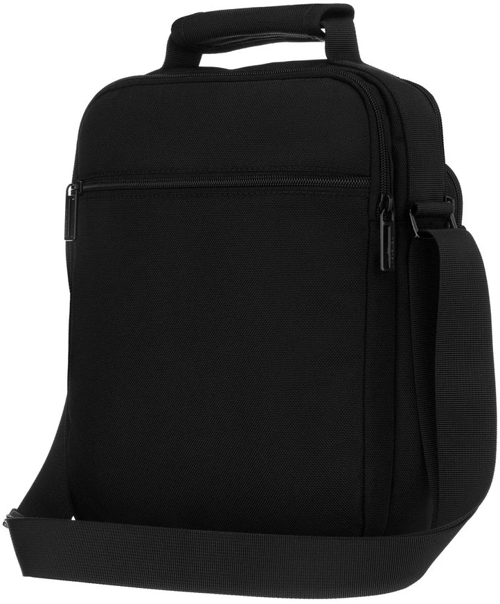 Peterson vyriška dviejų skyrių juoda „Cordura“ rankinė per petį su užtrauktuku RP18