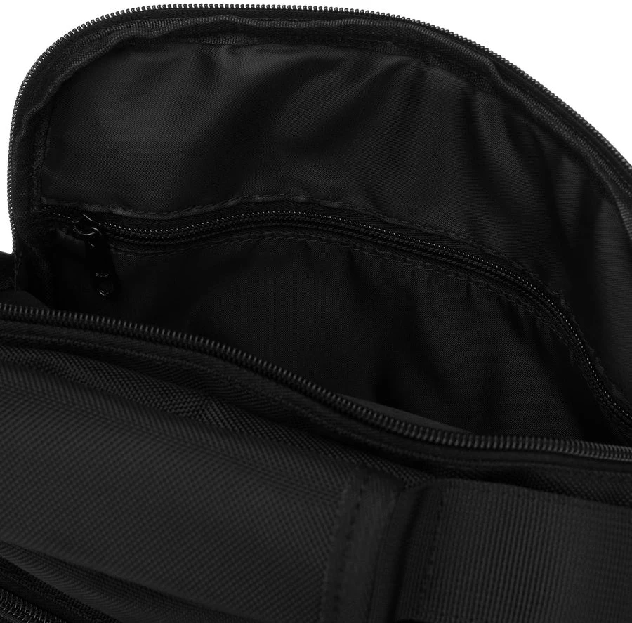 Peterson vyriška dviejų skyrių juoda „Cordura“ rankinė per petį su užtrauktuku RP18