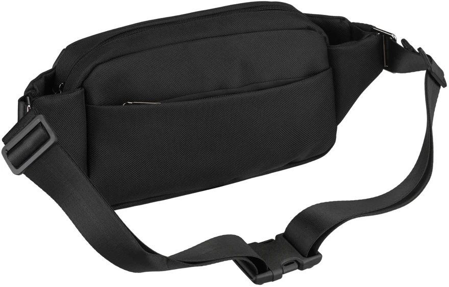 Peterson vyriška maža juosmens ir per petį nešiojama rankinė (crossbody), juoda