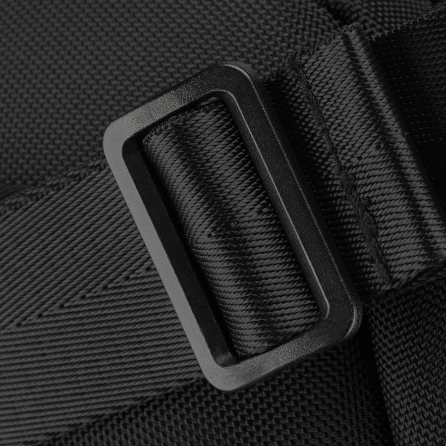 Peterson vyriška maža juosmens ir per petį nešiojama rankinė (crossbody), juoda