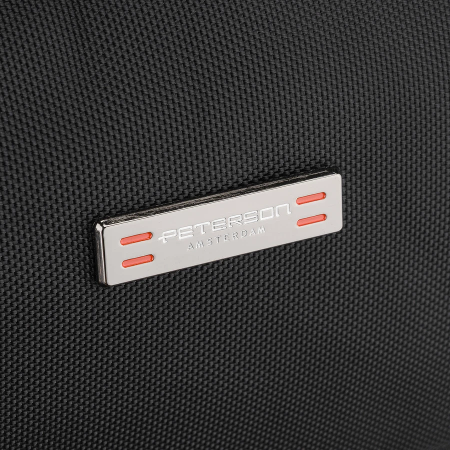 Peterson vyriška maža juosmens ir per petį nešiojama rankinė (crossbody), juoda