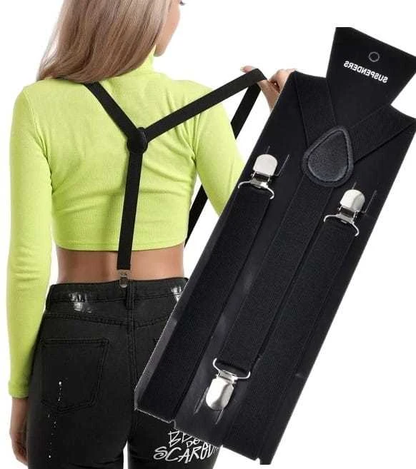 Petnešos juodos unisex kelnėms
