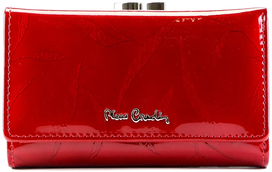Moteriška odinė piniginė Pierre Cardin 02 LEAF-N 108 raudona