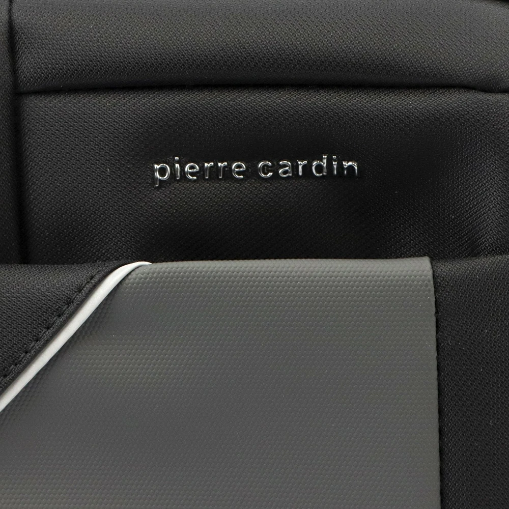 Vyriška rankinė per petį Pierre Cardin 2011 ALAN09 juoda pilka