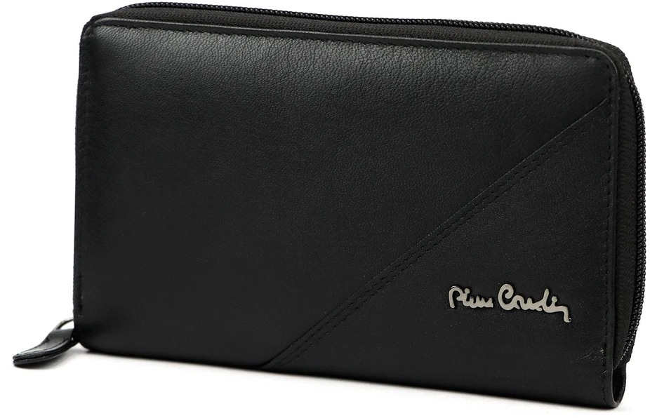 Pierre Cardin Portfel Damski Skórzany Duży RFID Portmonetka na Zamek