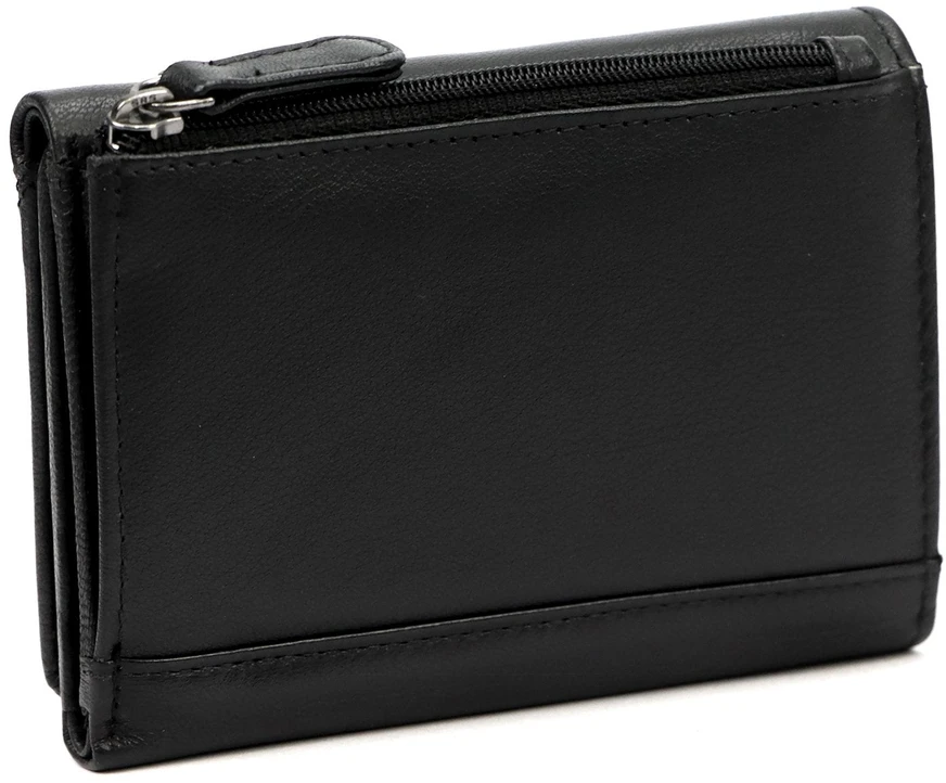 Pierre Cardin Moteriška Odinė Piniginė Kompaktiška RFID Užtrauktukas