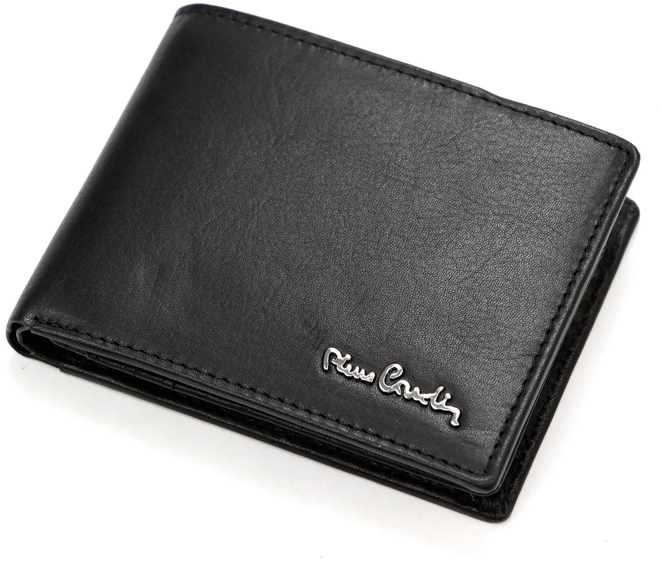 Vyriška odinė piniginė Pierre Cardin YS601 8806 juoda