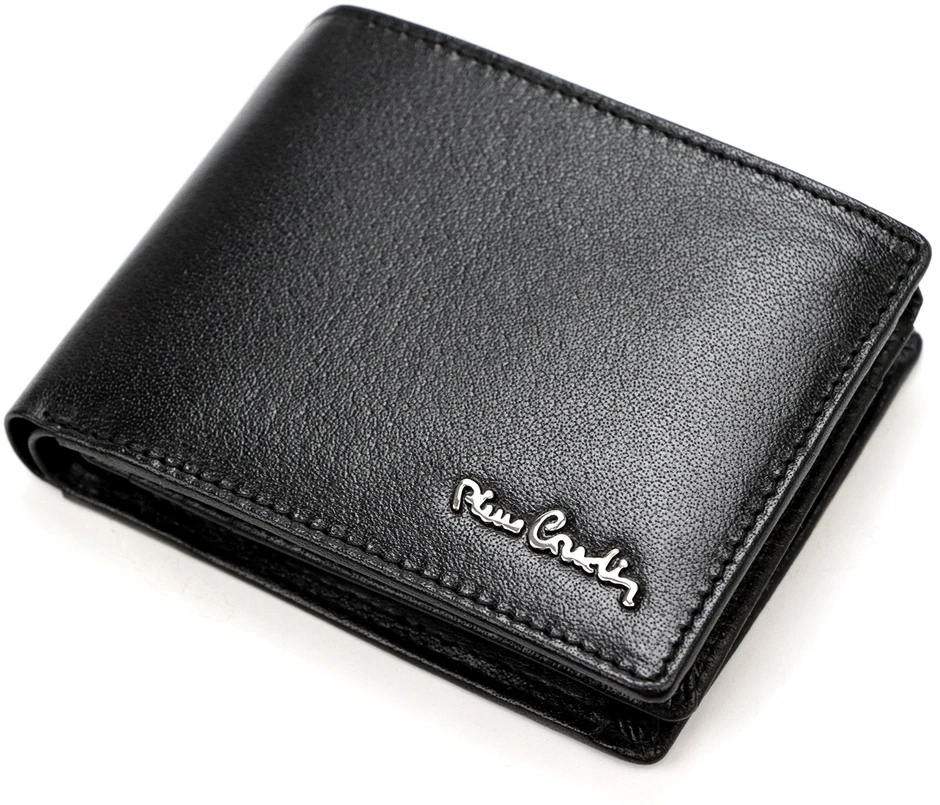 Vyriška odinė piniginė Pierre Cardin YS602 8806 juoda