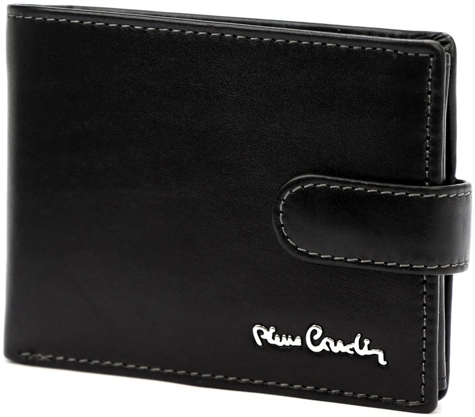 Vyriška odinė piniginė Pierre Cardin YS604 324A juoda