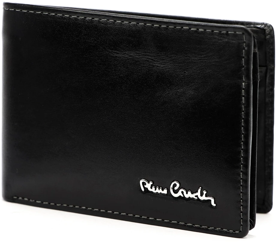 Vyriška odinė piniginė Pierre Cardin YS604 8806 juoda