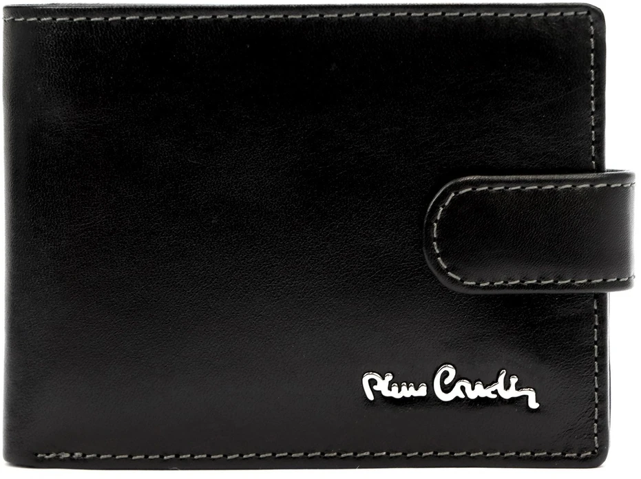 Vyriška odinė piniginė Pierre Cardin YS604 8806A juoda