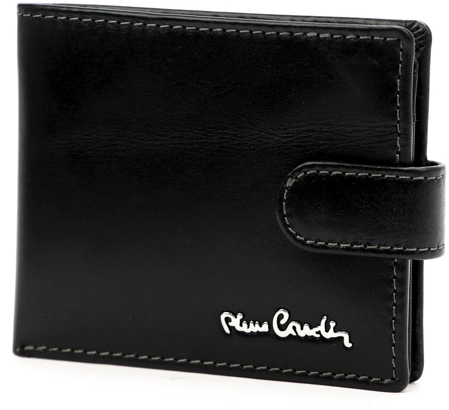 Vyriška odinė piniginė Pierre Cardin YS604 8825A juoda