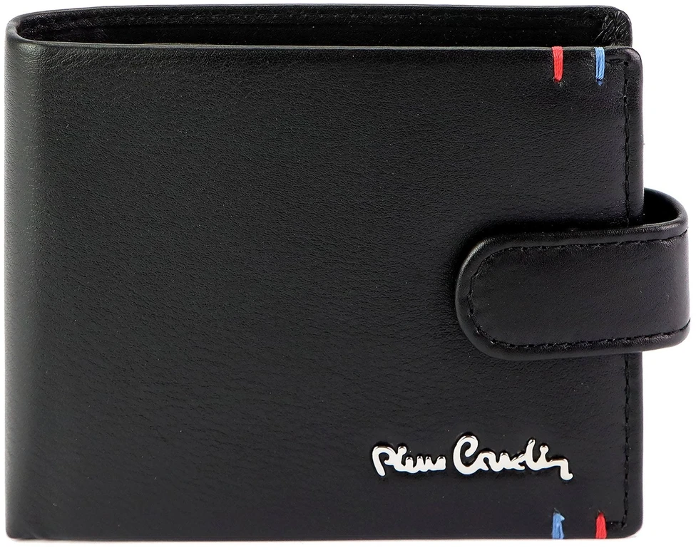 Vyriška odinė piniginė Pierre Cardin YS606 8825A juoda