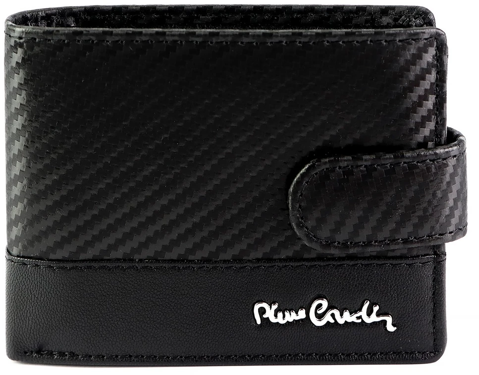 Vyriška odinė piniginė Pierre Cardin YS607 323A juoda