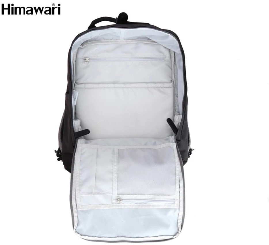 Pilka-juoda kuprinė 15″ laptopui Himawari