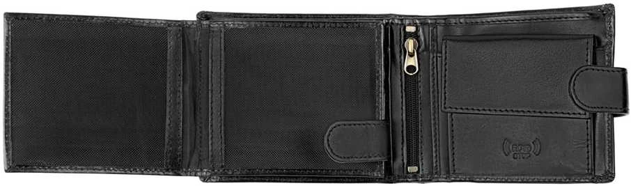 Piniginė Luxury 616 RFID, juoda