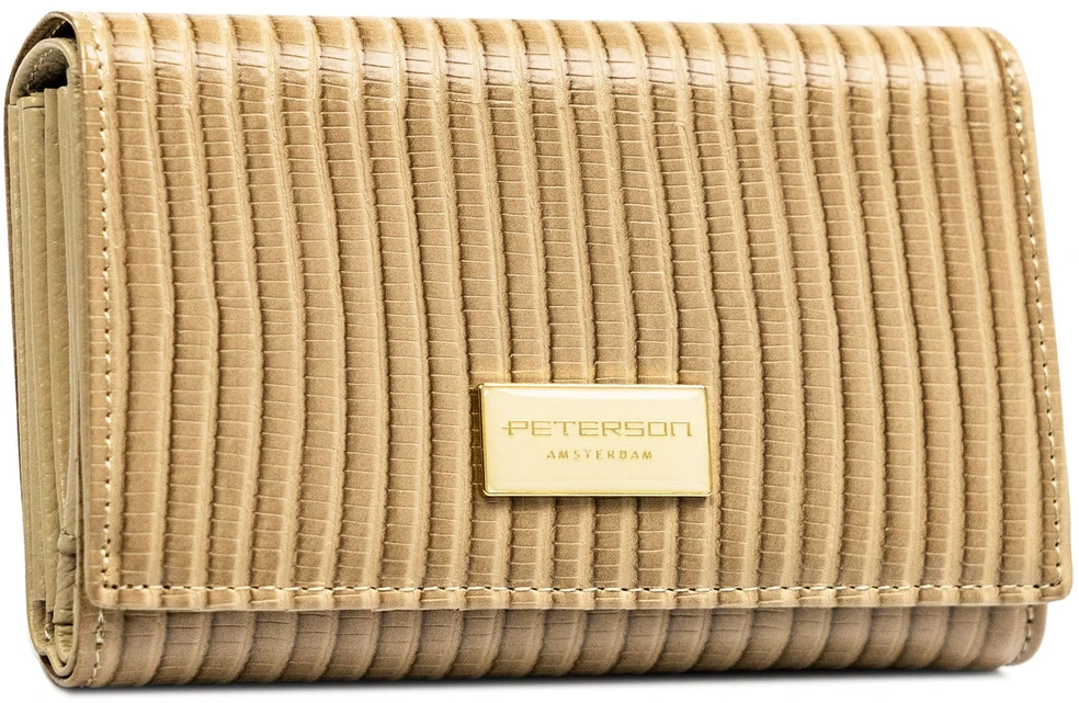 Piniginė moterims Peterson, smėlio 2388