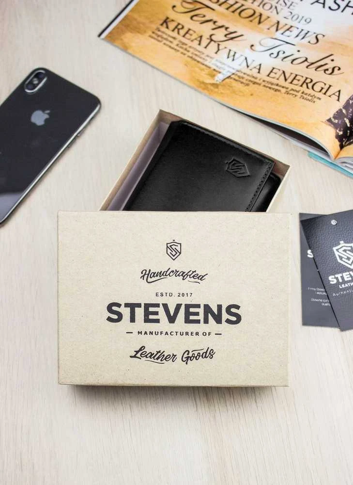 Piniginė moterims Stevens, juoda