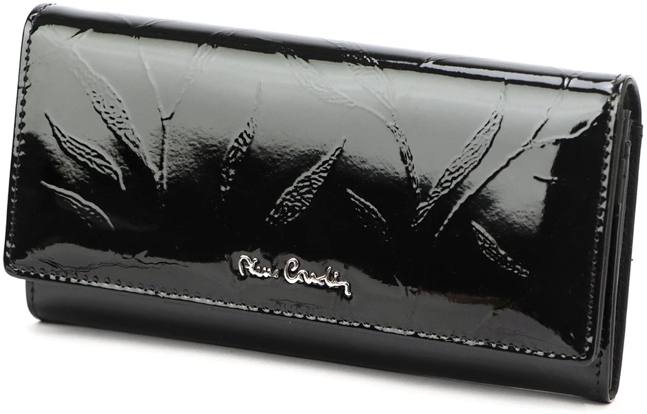 Piniginė Pierre Cardin 02 LEAF 100, juoda