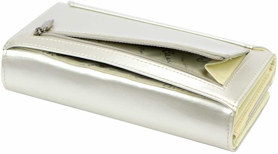 Piniginė Pierre Cardin 07 SHINY 102, smėlio spalvos