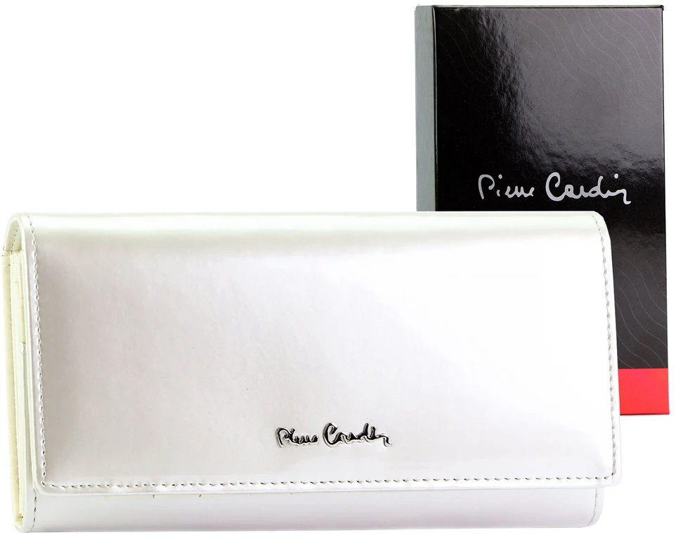 Piniginė Pierre Cardin 07 SHINY 102, smėlio spalvos