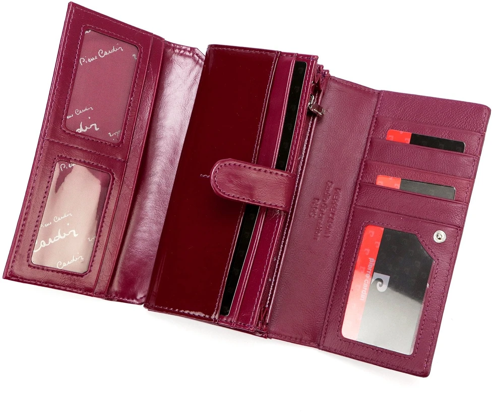 Piniginė Pierre Cardin 07 SHINY 102, violetinė