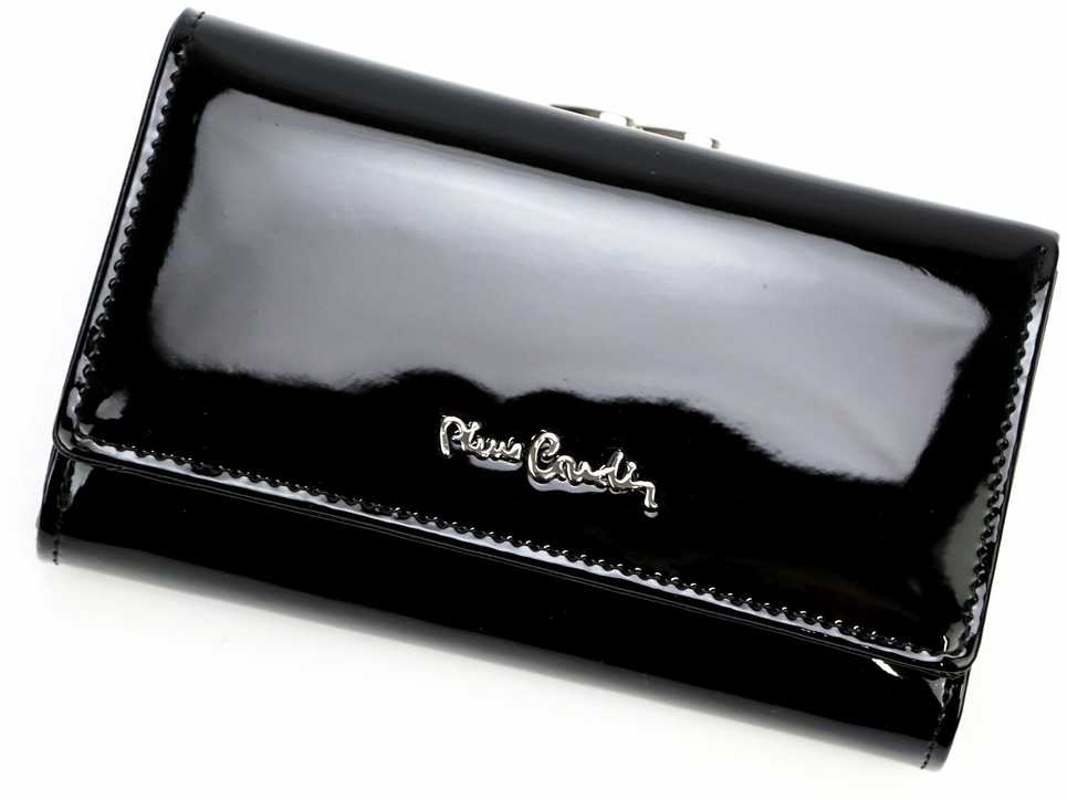 Piniginė Pierre Cardin 07 SHINY 108, juoda