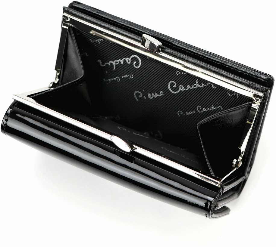 Piniginė Pierre Cardin 07 SHINY 108, juoda