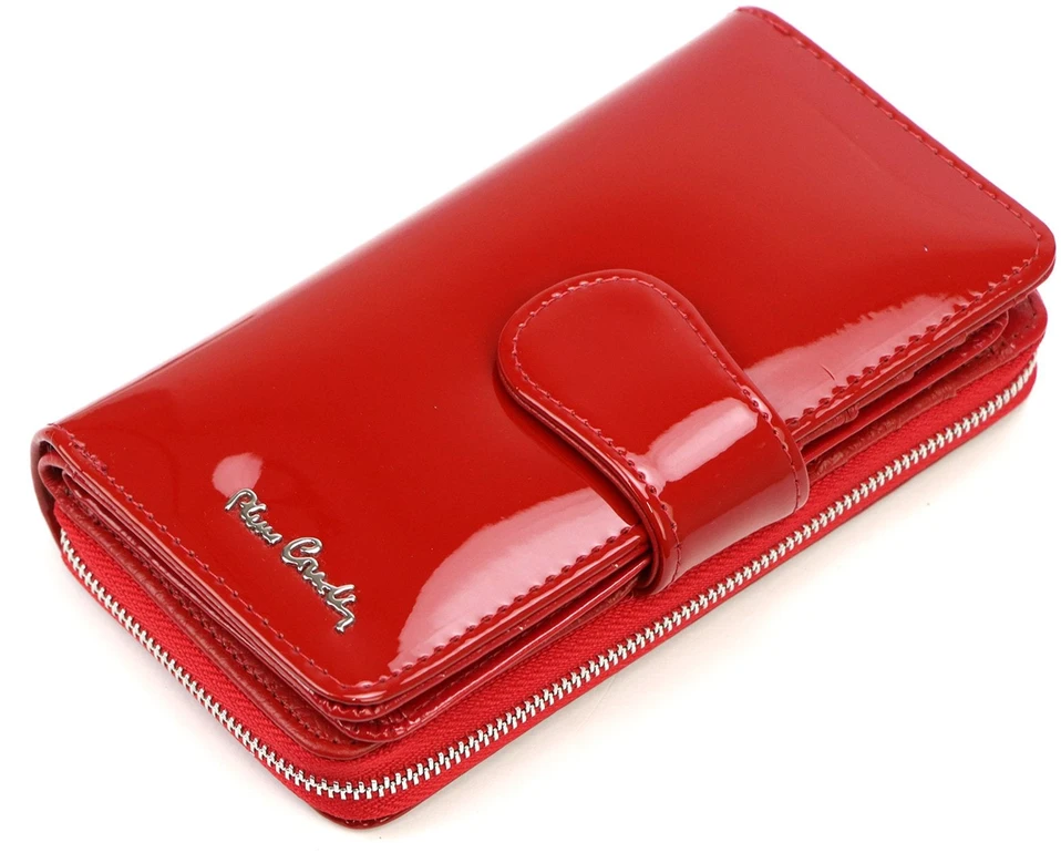 Piniginė Pierre Cardin 07 SHINY 116, raudona
