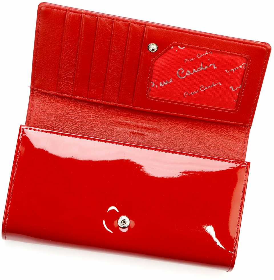 Piniginė Pierre Cardin 07 SHINY 121, raudona