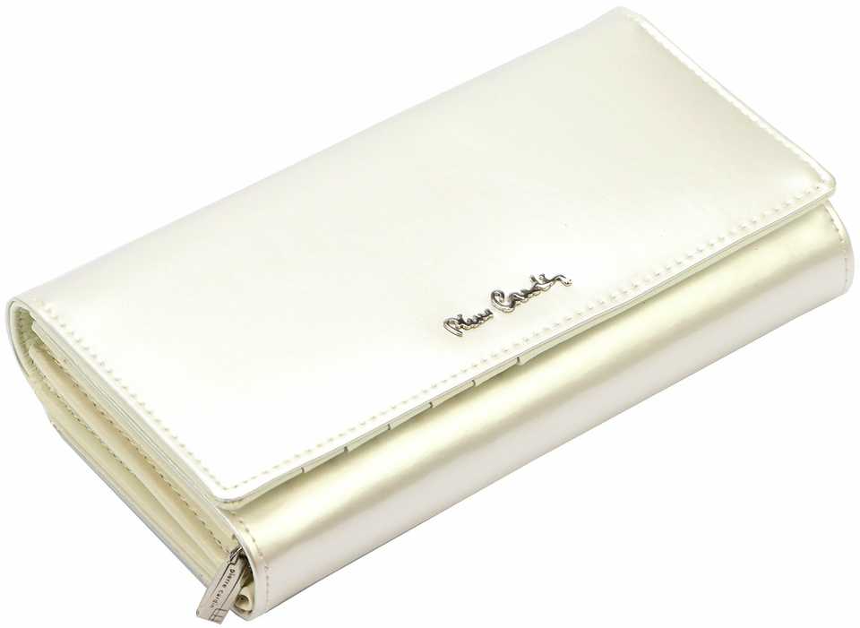 Piniginė Pierre Cardin 07 SHINY 121, smėlio spalvos