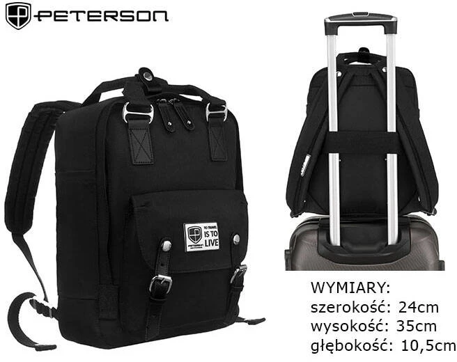 Poliesterio kuprinė Peterson