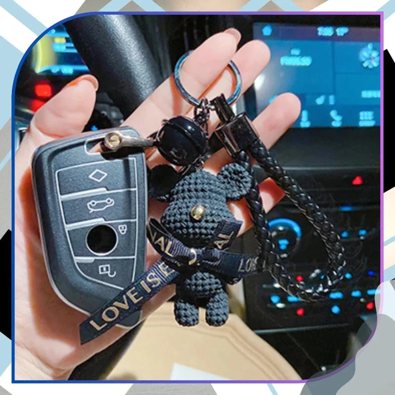 Raktų pakabukas bear F156, juodos spalvos