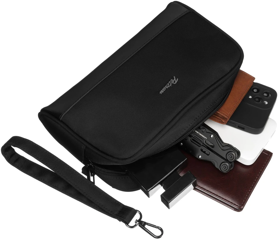 Rankinė vyrams Peterson, juoda R212