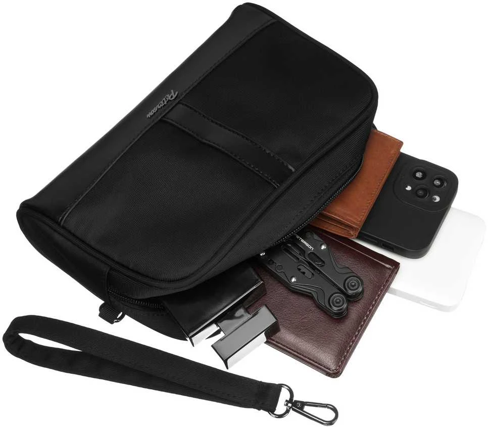 Rankinė vyrams Peterson, juoda R226