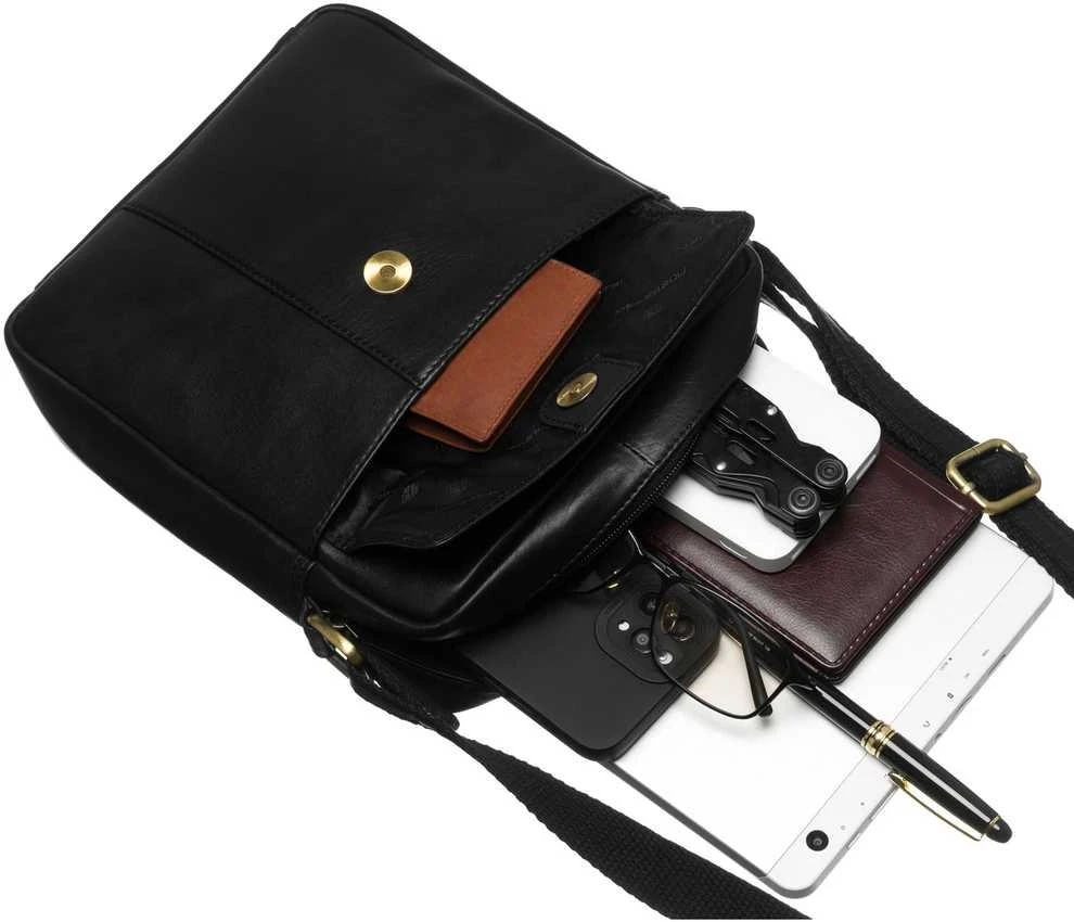 Rankinė vyrams Peterson, juoda R492
