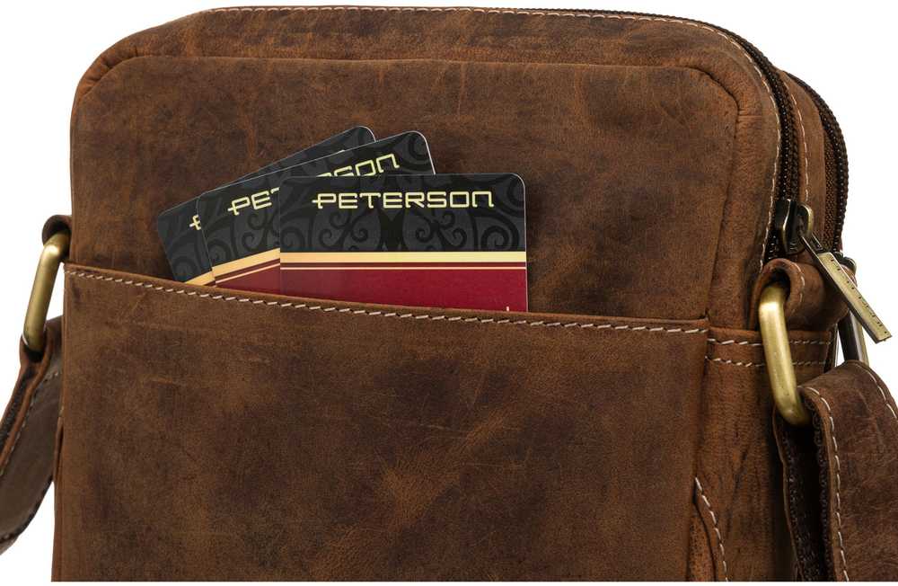 Rankinė vyrams Peterson, ruda R360