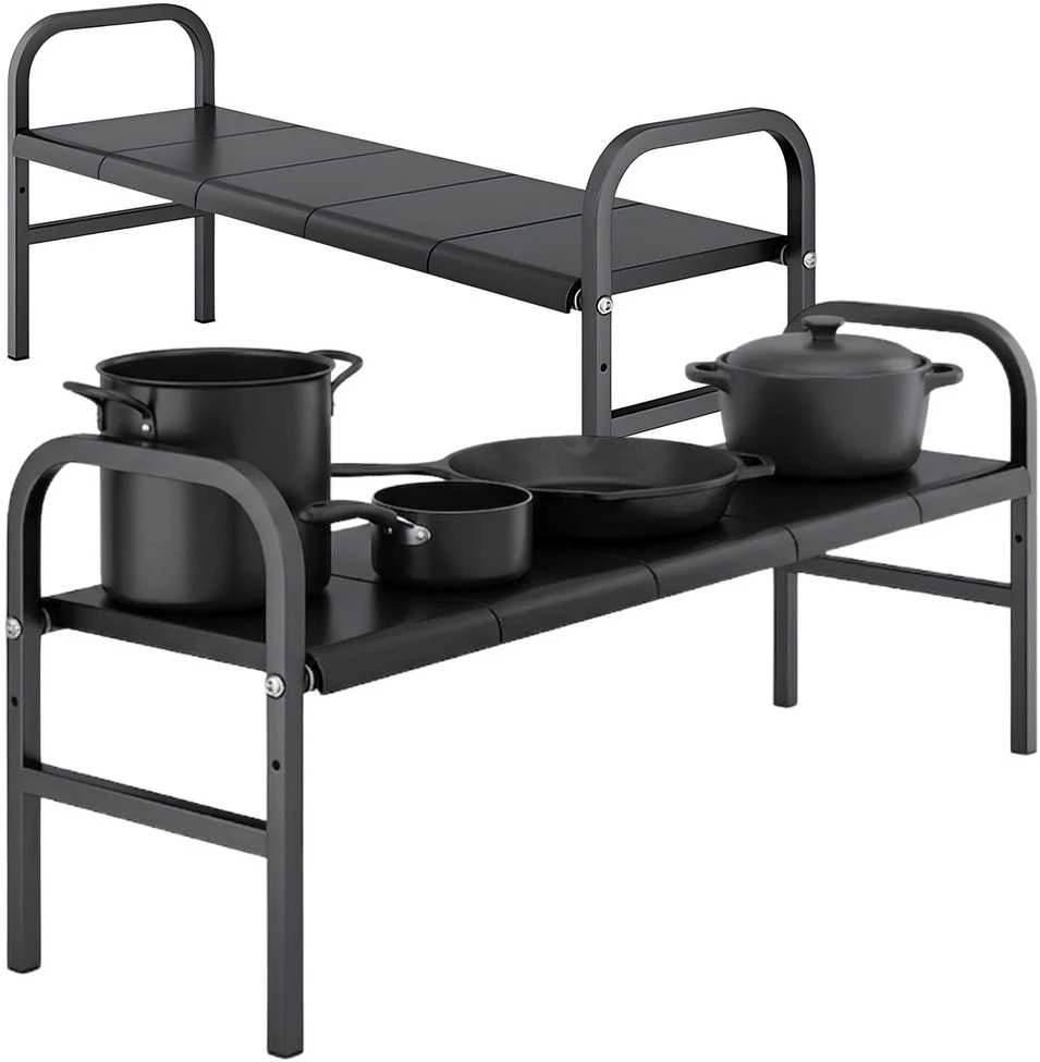 Reguliuojama lentyna po kriaukle 85–88 cm, juoda