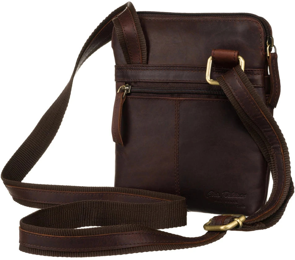 Ruda odinė rankinė PTN W896
