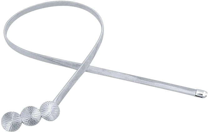 Sidabrinis elastingas metalinis diržas SNAKE D9