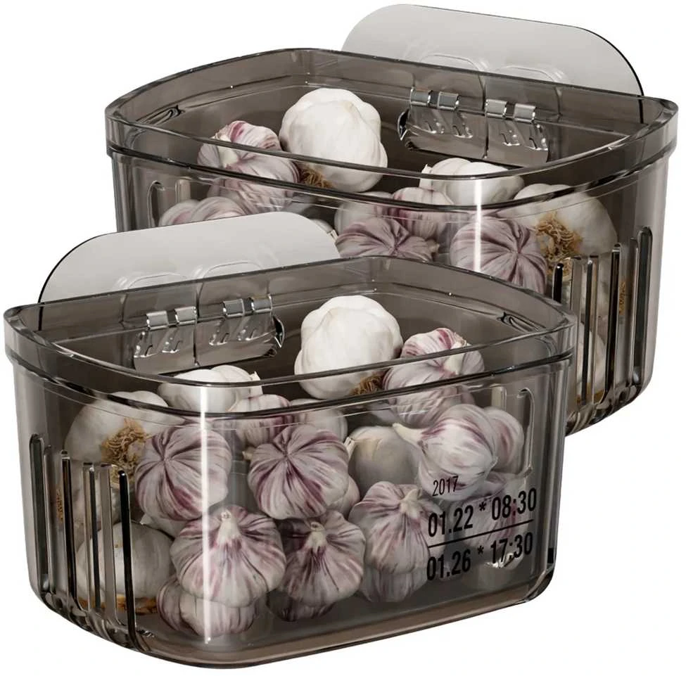 Sieninis laikymo organizatorius, pilkas PVC, 2 vnt.